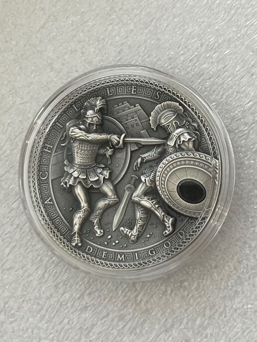 2017 АХІЛЛЕС - срібна монета 2 Oz