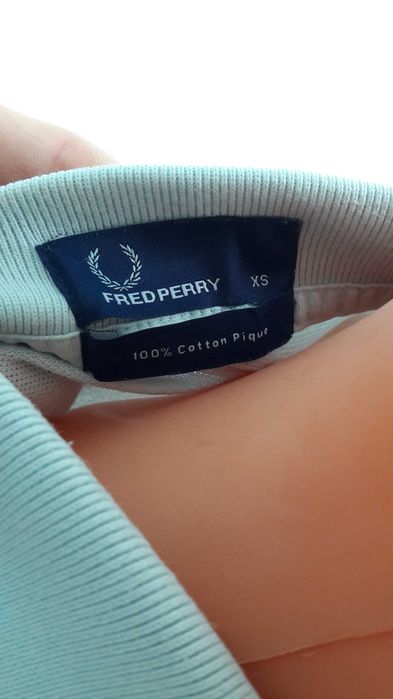 Koszulka polo Fred Perry miętowa