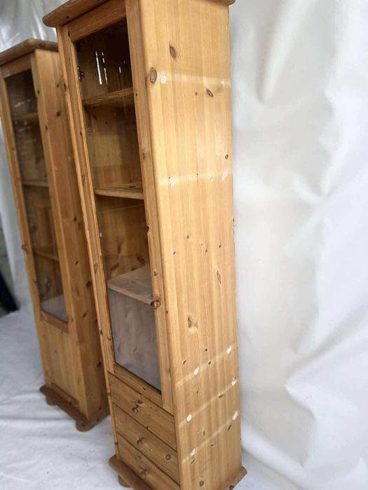 Komody - witryny lite drewno