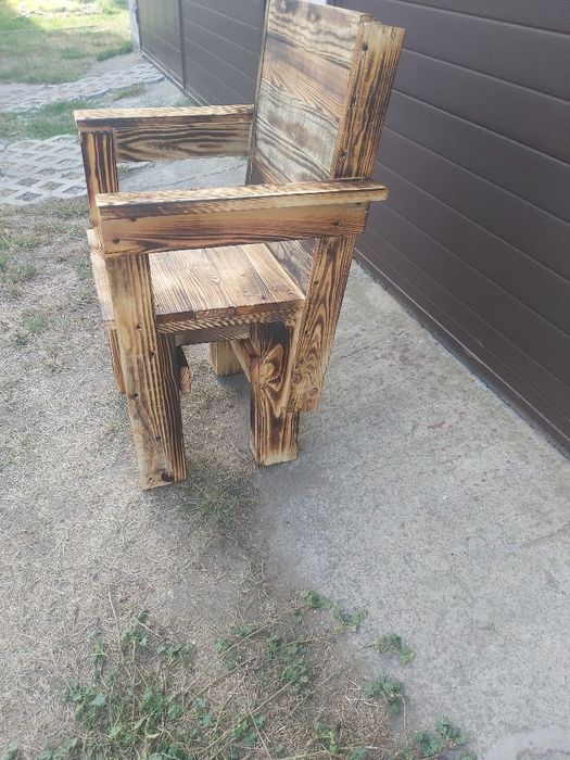 Stołek ogrodowy Drewniany