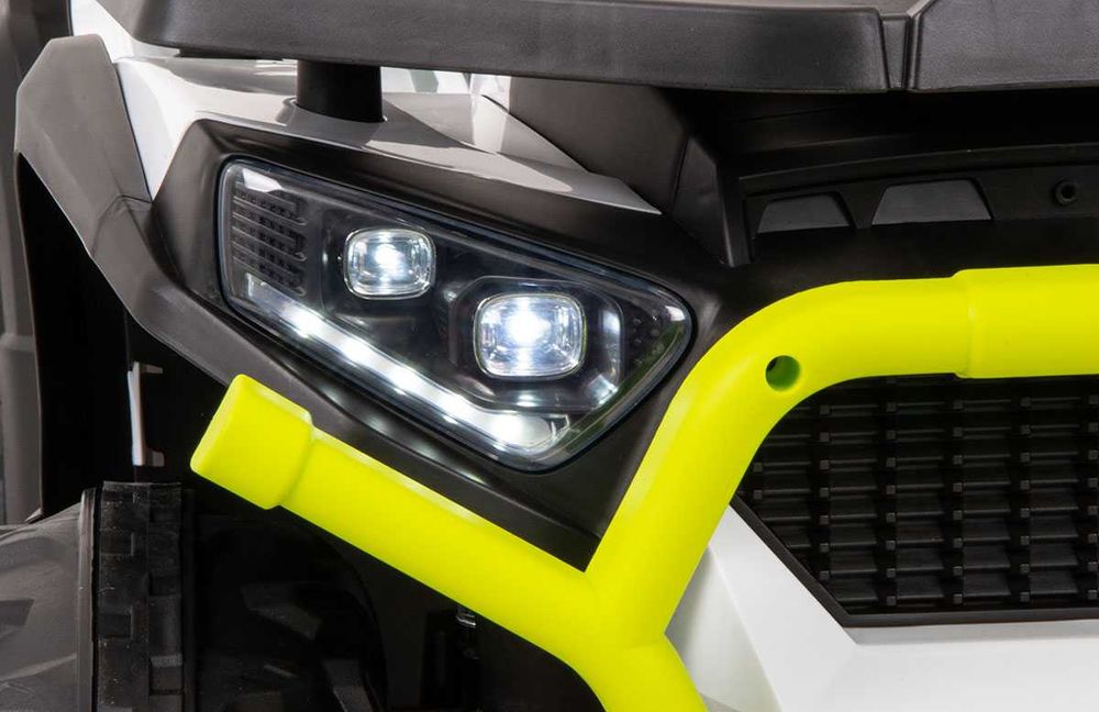 quad auto samochód dla dziecka NA AKUMULATOR Traper biały