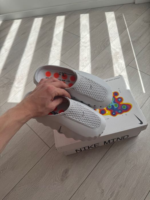Nike Mind 001 Slide Light Smoke Grey 41 8US
