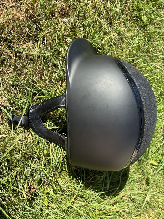 Kask jeździecki Equus czarny z brokatem S 53-56 cm