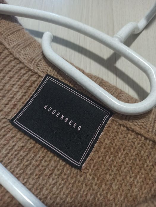 Hugenberg Германия теплый кардиган шерсть верблюда и шерсть