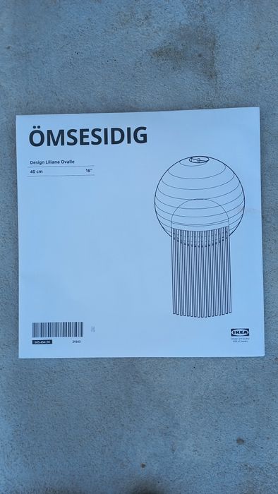 Abajur de papel Ikea