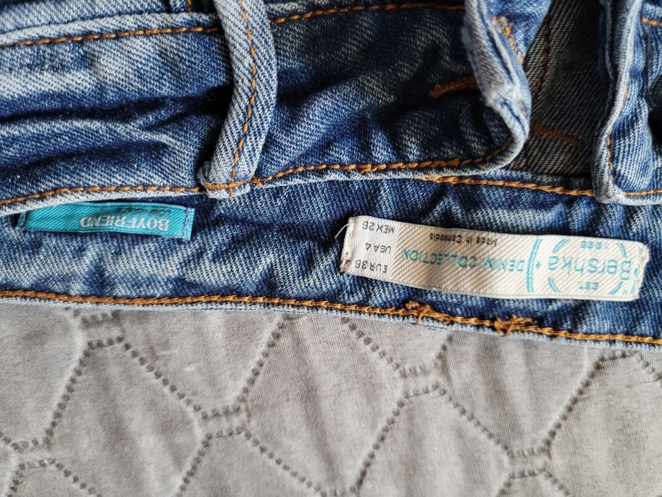 Spodenki krótkie Bershka Boyfriend r.36