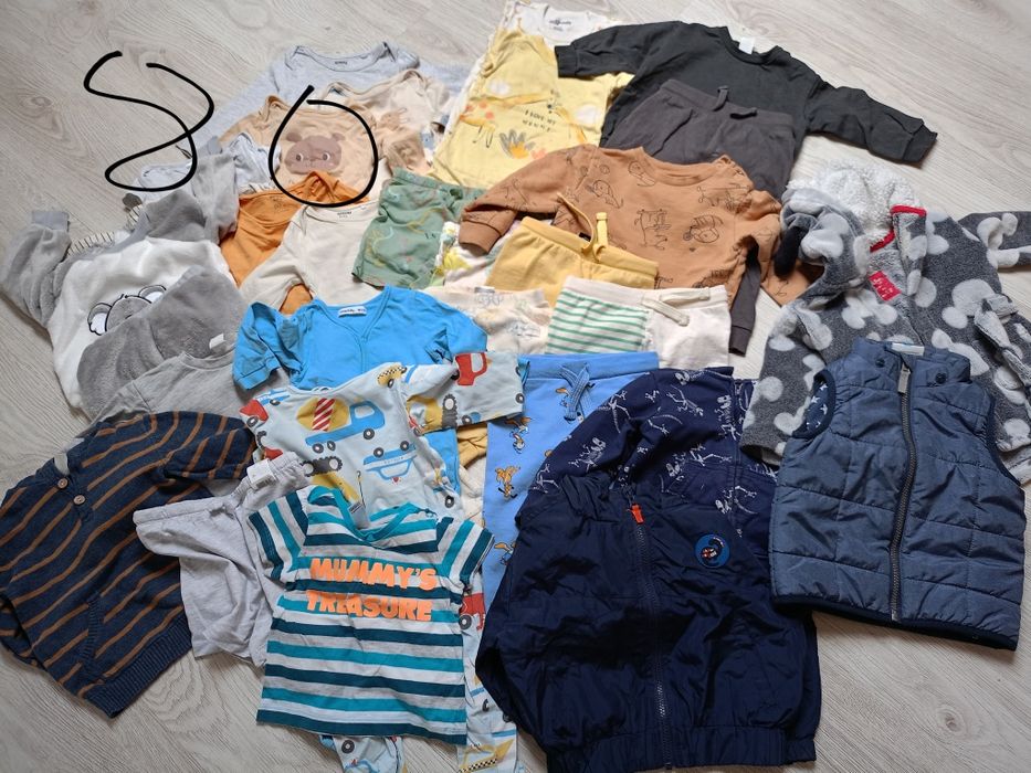 Paka ubranek rozmiar 80