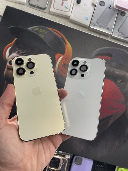 Продам корпус панель apple iPhone 15 Pro 14 Pro White Gold