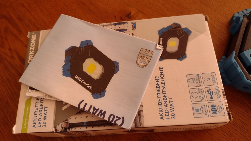 Lampa akumulatorowa robocza 20WAT