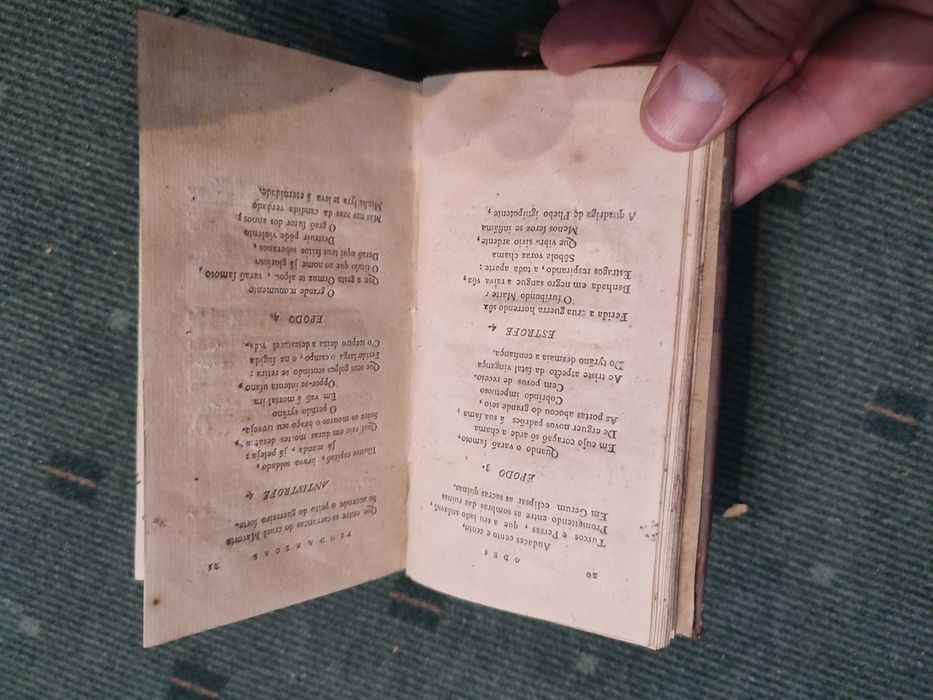 Odes Pindaricas Phostumas de Elpino Nonacriense - Coimbra, 1801