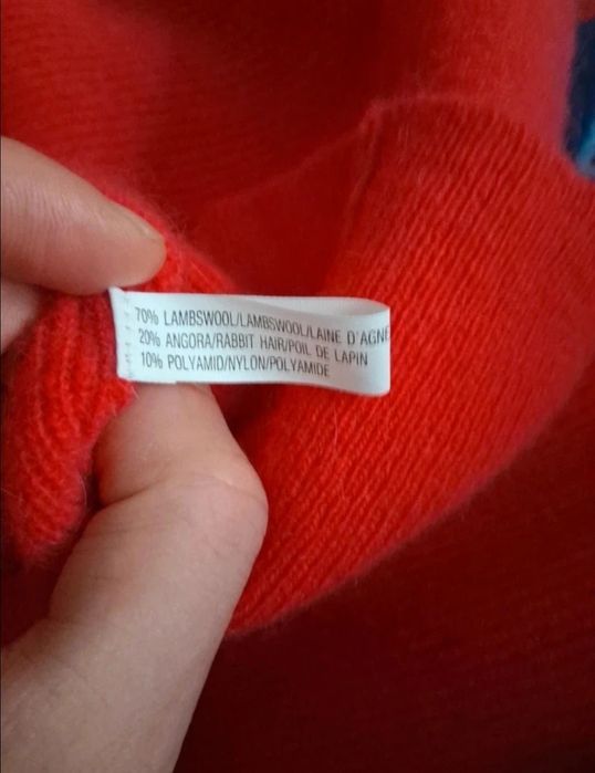 Sweter spódnica damska z jagnięcia i królika