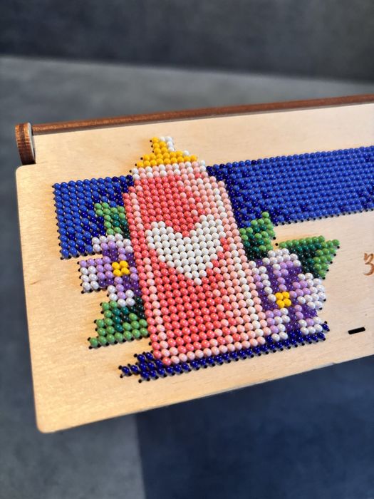 Дерев’яний конверт для грошей на хрещення