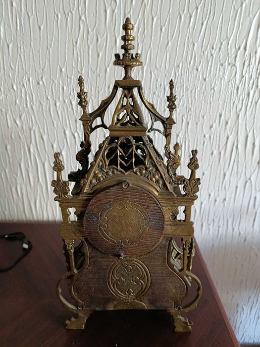 Relógio de Lareira Gótico Vintage