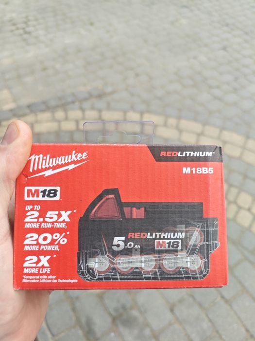 Nowy akumulator Milwaukee 5ah M18B5 2025r