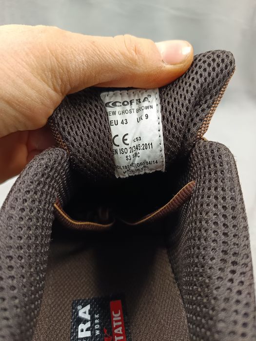 buty robocze marki Cofra, model New Ghost Brown S3 SRC