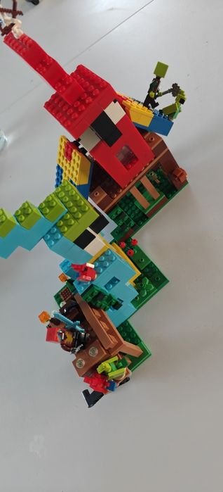 Papugowe domki papuga klocki jak LEGO