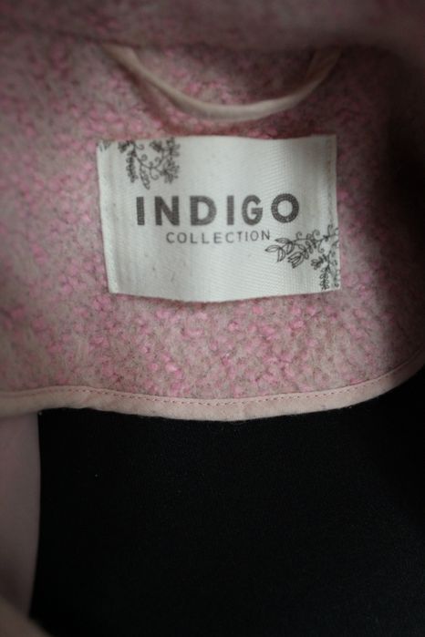Indigo M 38 płaszcz różowy jesien zima