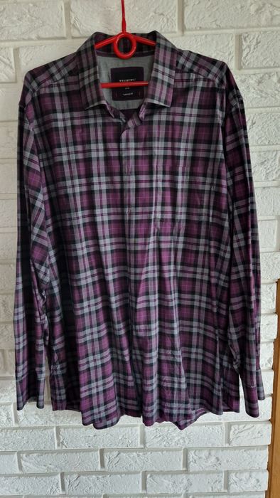 Koszula męska w kratkę