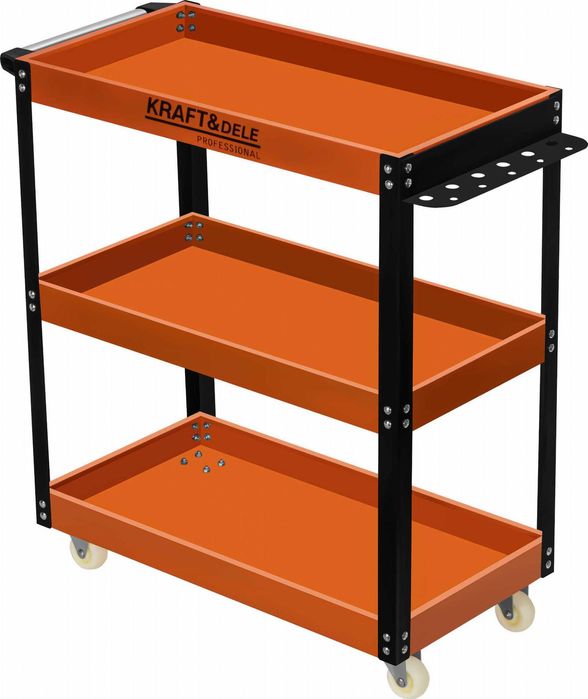 DETAILINGOWY WÓZEK SERWISOWY Warsztatowy Szafka 3 Półki Koła