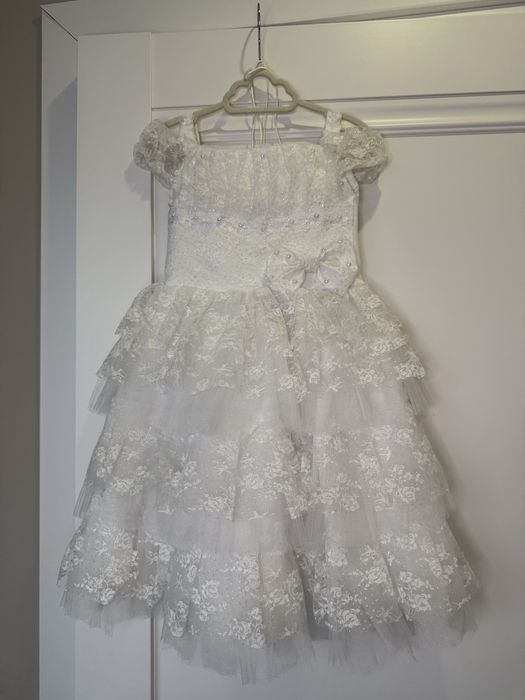 Сукня біла Сніжинки, Костюм Сніжинки 5-6 років