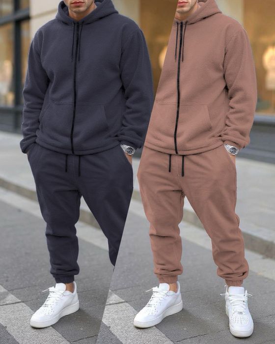 Чоловічий костюм фліс полар на змійці теплий