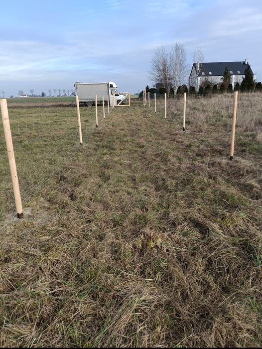 Ogrodzenie leśne tymczasowe budowlane