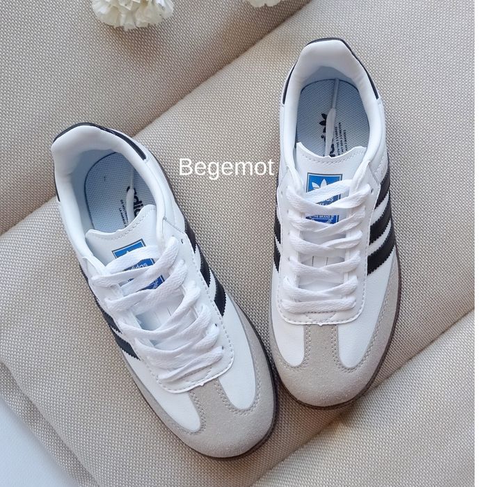 Дитячі шкіряні кеди кросівки adidas samba від 28 до 33.5