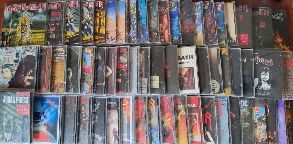 CD Audio  Iron Maiden Accept Sabbath Priest Helloween AC/DC Manowar Wild Slade