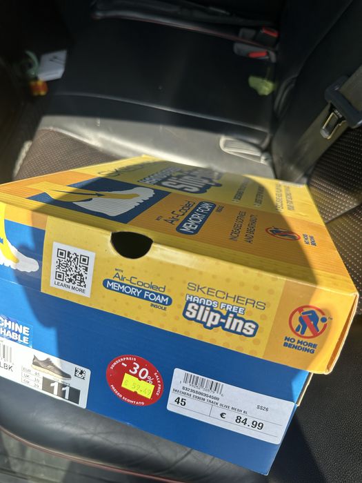 чоловічі кросівки skechers slip-ins оливкові
