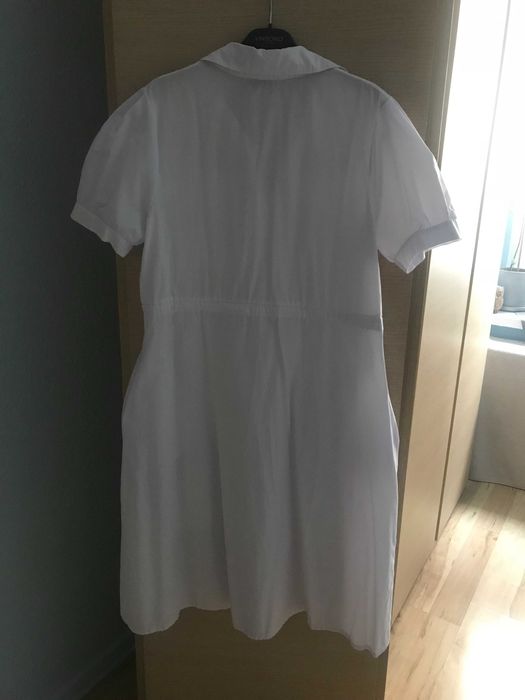 Sukienka biała midi "Es peri" M