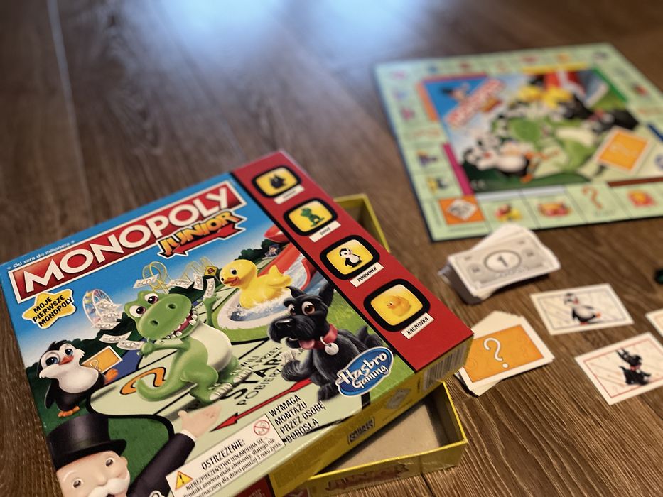 Gra Monopoly Junior 5+   HASBRO Gaming
