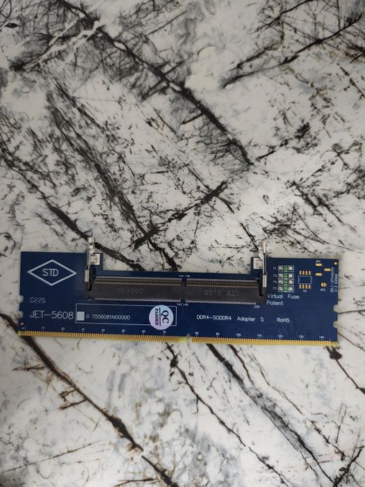 Перехідник,адаптер з sodimm dimm ddr4