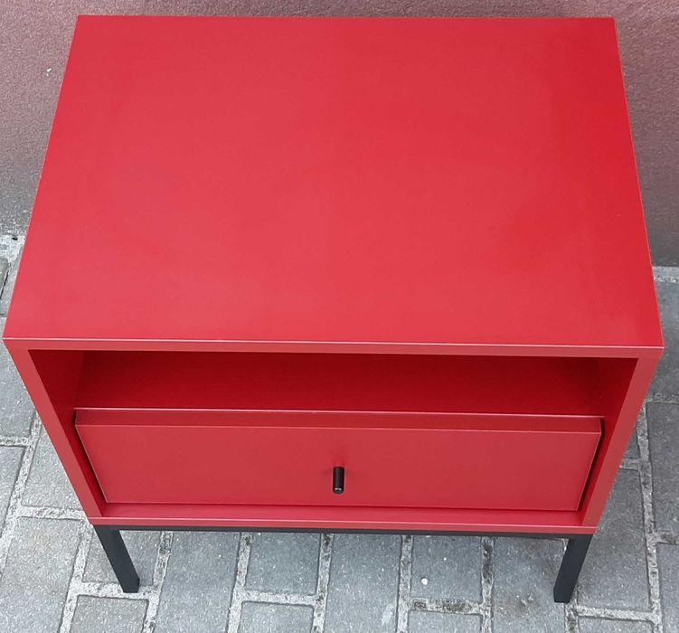 szafka nocna ines bordo