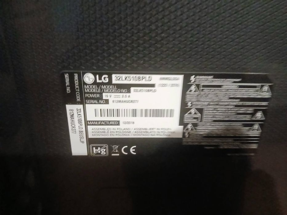 Plasma da marca LG