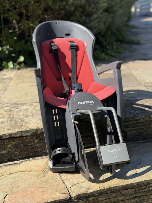 Cadeira de bebé para bicicleta Hamax Smiley usada