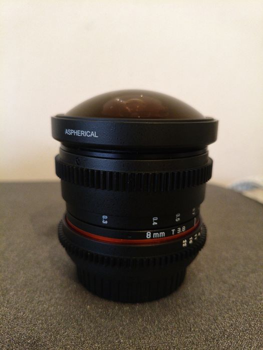 Objectiva walimex pro 8mm  para Canon dslr.