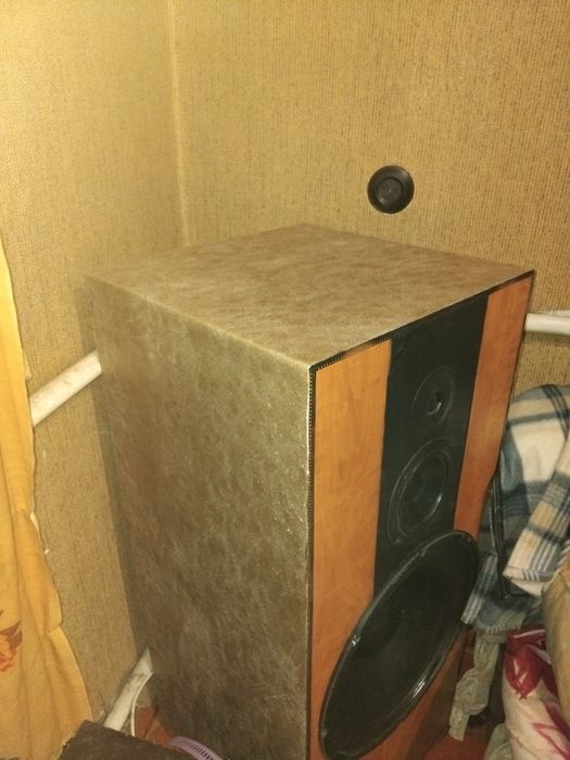 Большие  самодельные колонки с динамиками из Германии., к
