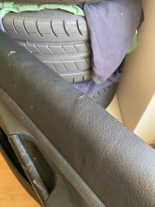 4x Boczki drzwiowe BMW E36 ładne ! Skóra. Szyte. Airbag.