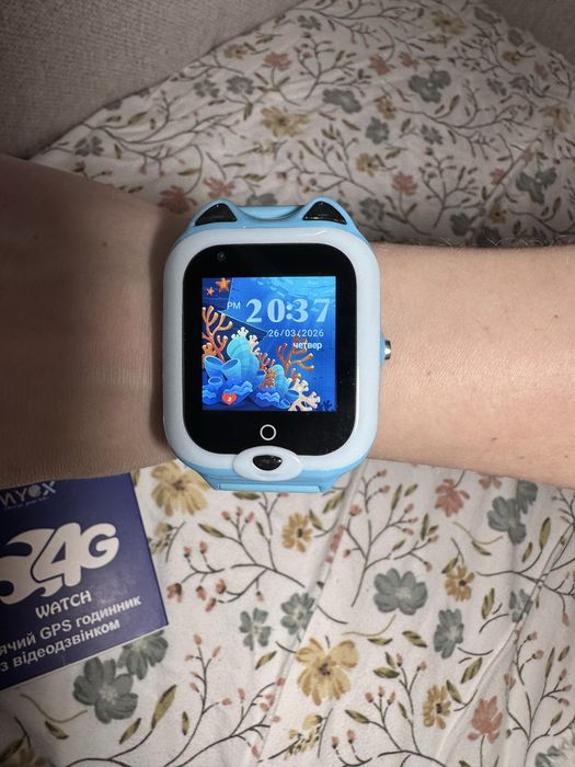 Дитячий годинник-смарт з вушками з GPS і 4G MYOX MX