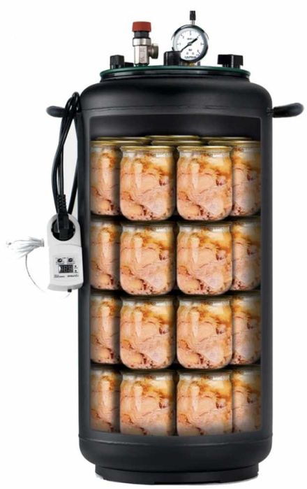 Фланцевий Автоклав ГАЗ-ЕЛЕКТРО на 32 півлітрові банки фірми УТЕХО!