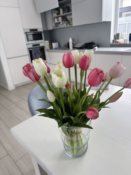 Тюльпани гелеві штучні 5 шт - 250 грн