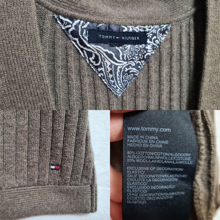 Kamizelka Tommy Hilfiger wełna wool oversize