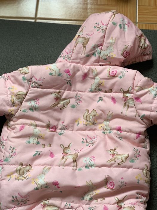 Зимово осінній комбінезон для дівчинка 6-9 міс