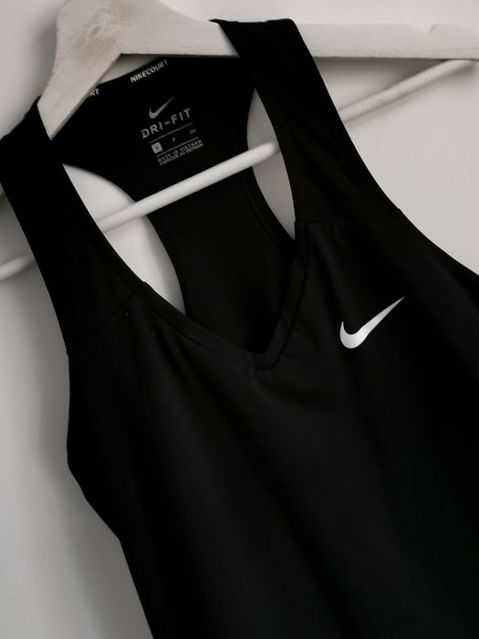 Nike bluzka koszulka sprotowa logowana damska S/M