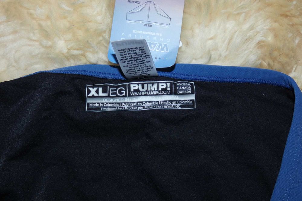 Премиальные мужские плавки PUMP! Blue Water Cheeky, размер XL