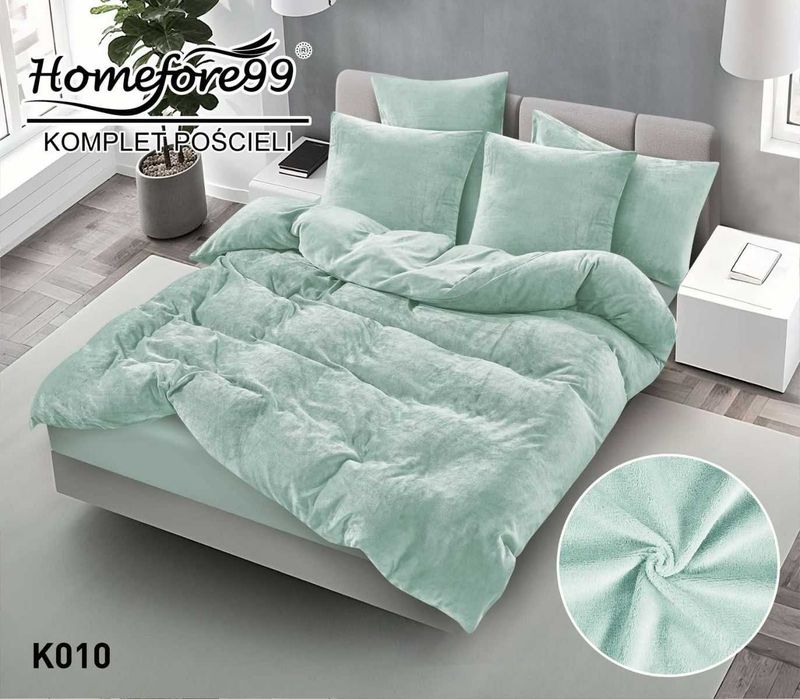 Ciepły komplet pościeli pluszowej 200x220