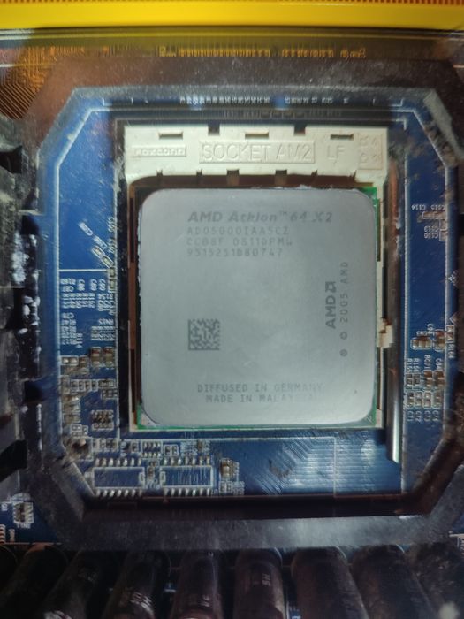 РОБОЧА AM2 материнська плата Gigabyte GA-M57SLI-RH  Athlon 64 x2 5000+