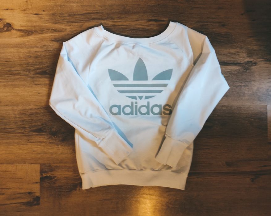 Bluza biała Adidas S