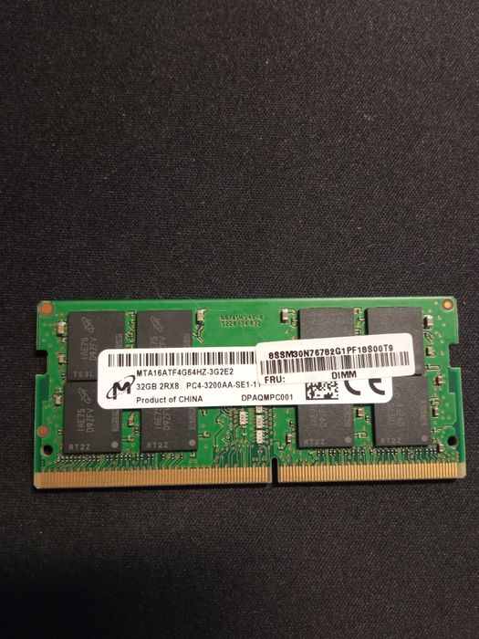 Оперативна пам'ять ноутбука 32Gb DDR4