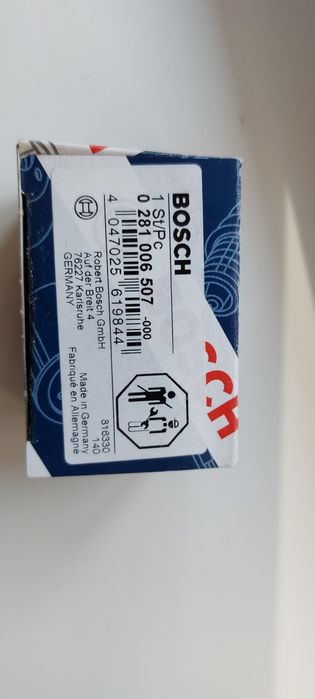 Датчик тиску палива 0281006507